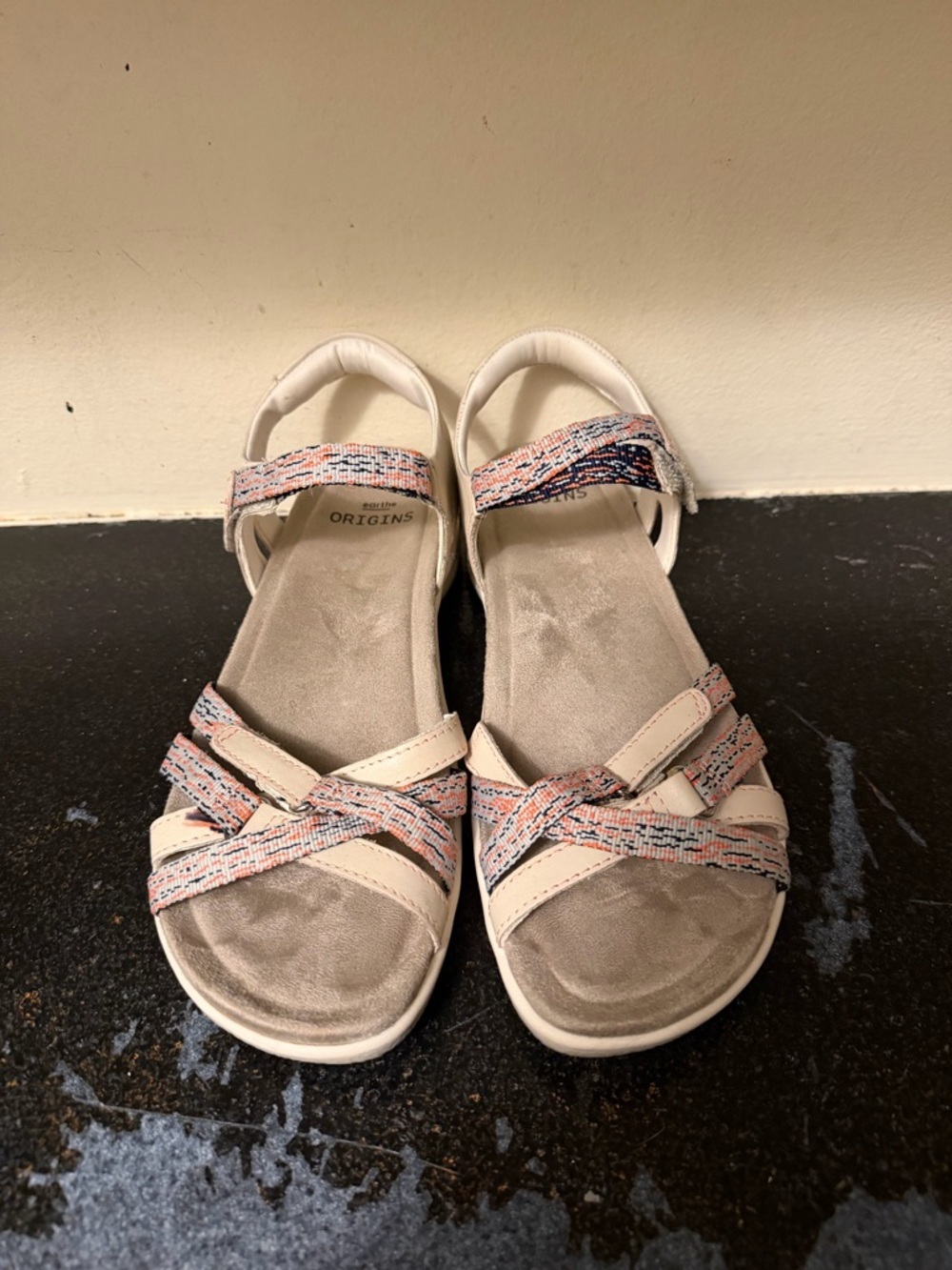 Earth Origins Womens Sofia Sandals for Casual, Walking and Everyday Size 7
